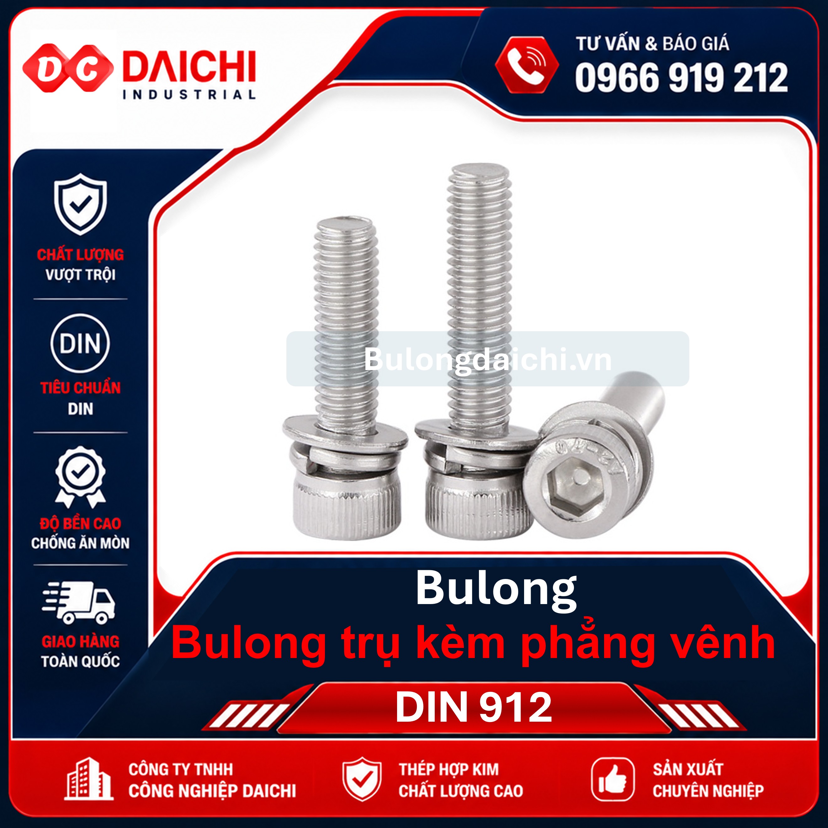 Bu Lông Lục Giác Chìm