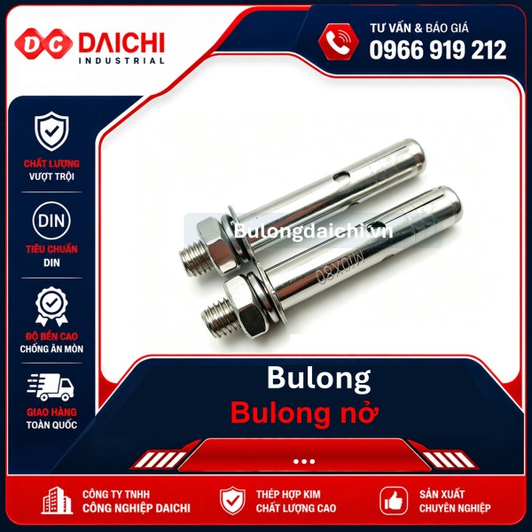 Bulong nở | Tắc kê nở bê tông các loại | DAICHI