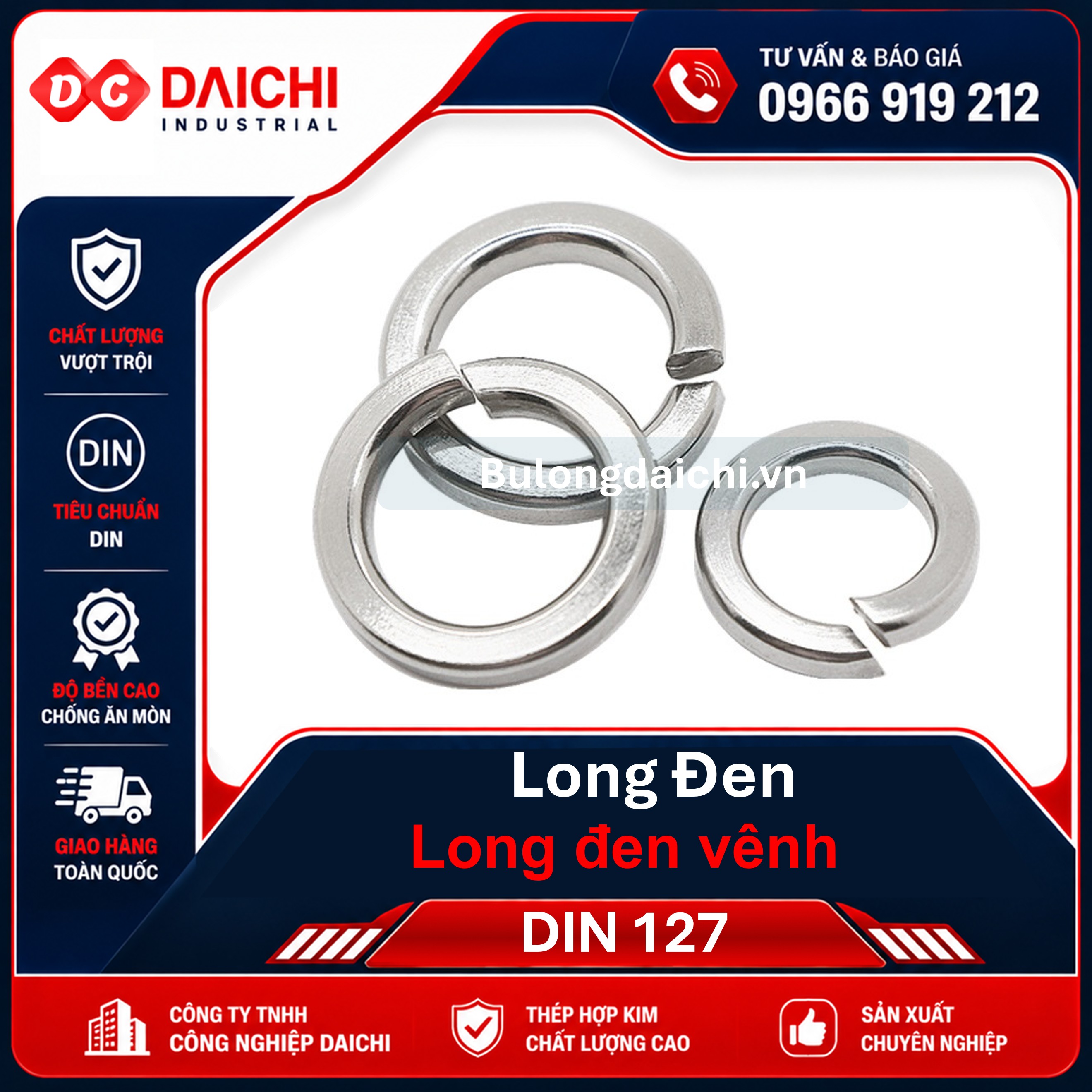 LONG ĐEN VÊNH DIN 127-B